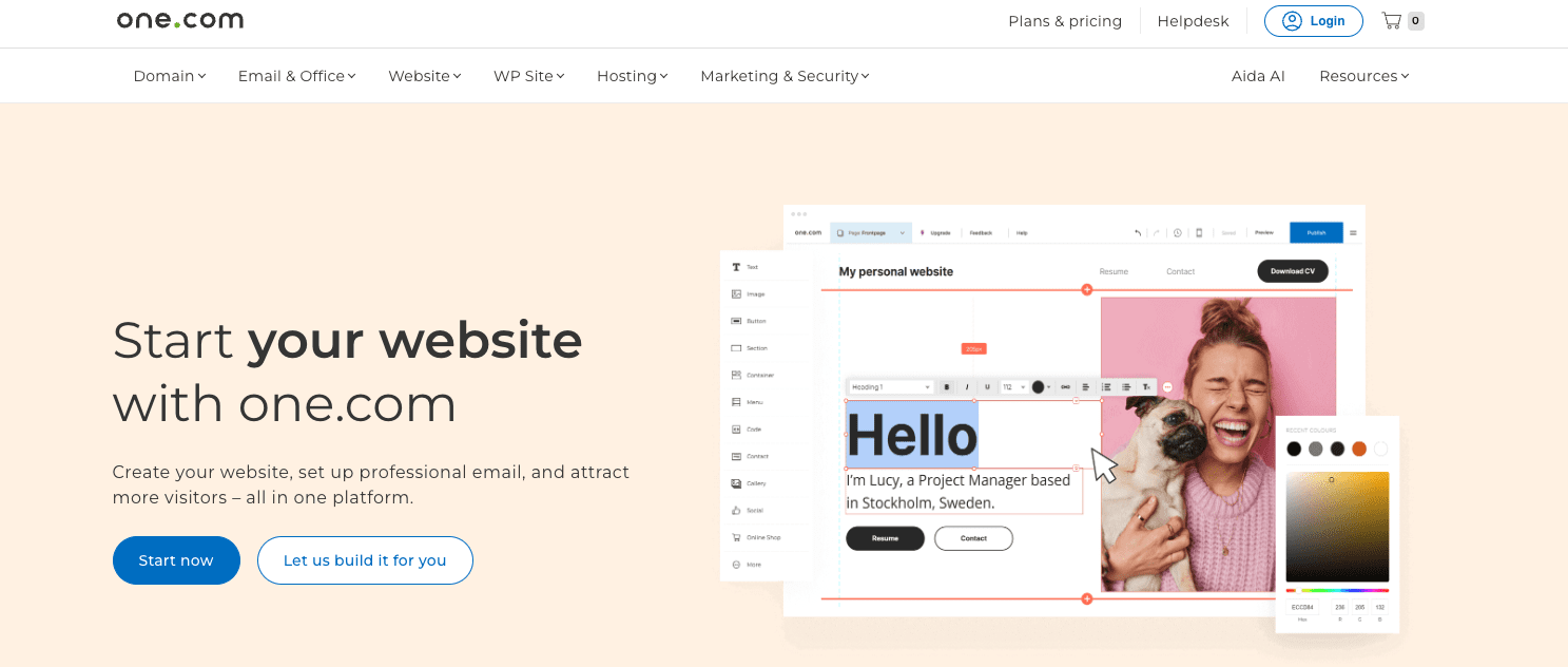 One.com Review The Best Hosting for Beginners