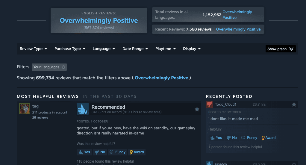 Terraria reviews