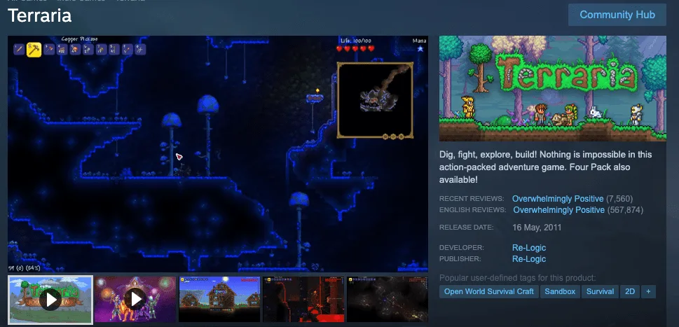 Terraria marketing strategy
