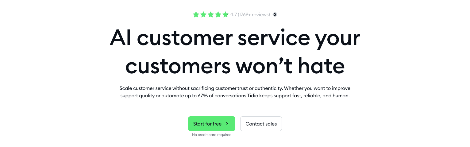 Tidio Review – features, pricing, and pros and cons