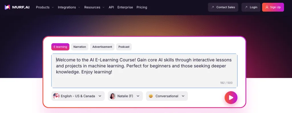Murf.ai free plan