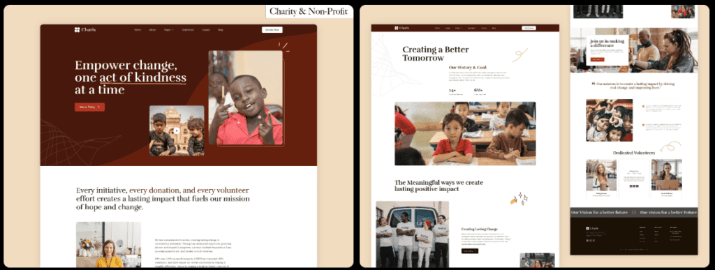 Charis Framer Template