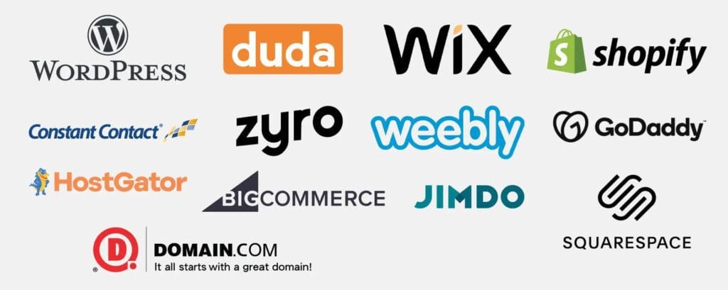 Squarespace competitors