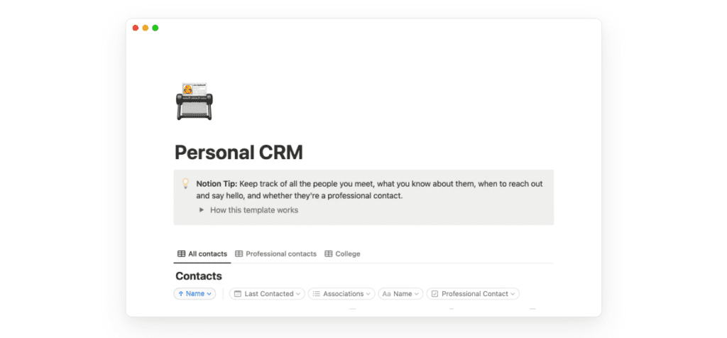 CRM showcase