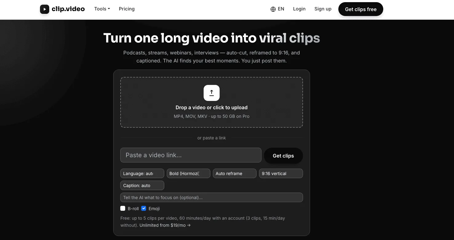 Clip.video Review: The AI Tool That Turns One Video into 30+ Clips