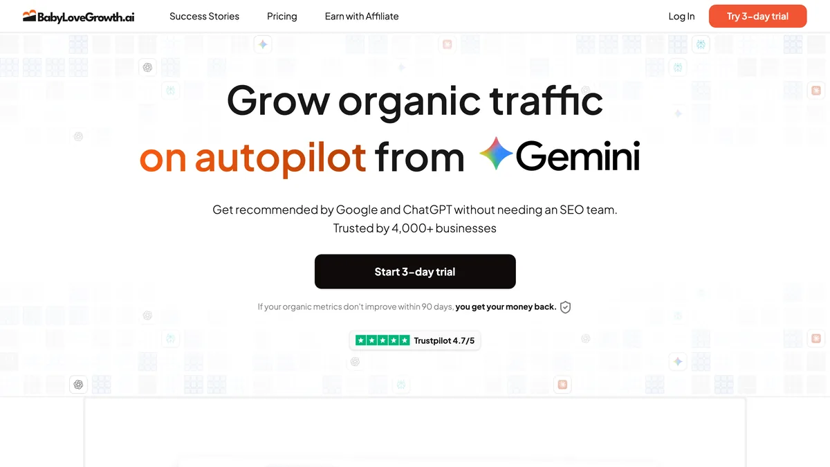 BabyLoveGrowth screenshot — Hike SEO and BabyLoveGrowth: Simpler Tools for the Long Run